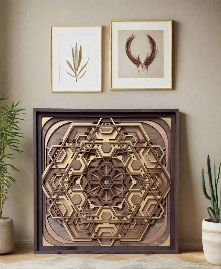 Align - Hand-Crafted Layered Mandala Wall Art