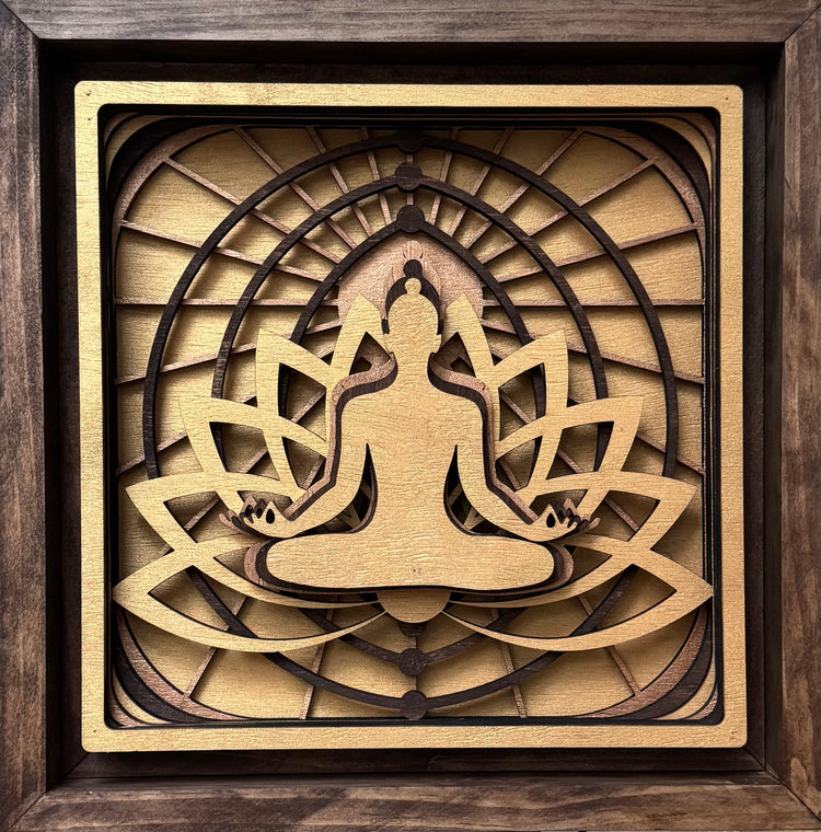 Ascension - Hand-Crafted Layered Mandala Wall Art