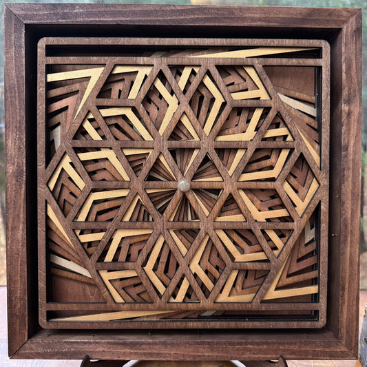 Shift- Hand-Crafted Layered Mandala Wall Art