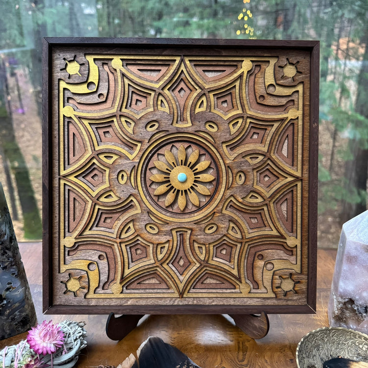 Bloom - Hand-Crafted Layered Mandala Wall Art