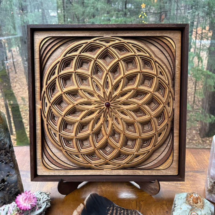 Unfold - Hand-Crafted Layered Mandala Wall Art