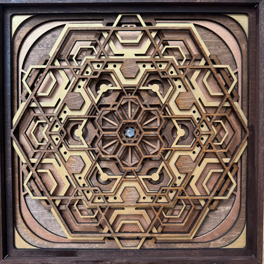 Align - Hand-Crafted Layered Mandala Wall Art