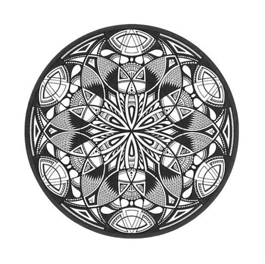 Return - Hand Drawn Mandala Print