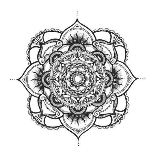 Harvest - Hand Drawn Mandala Print